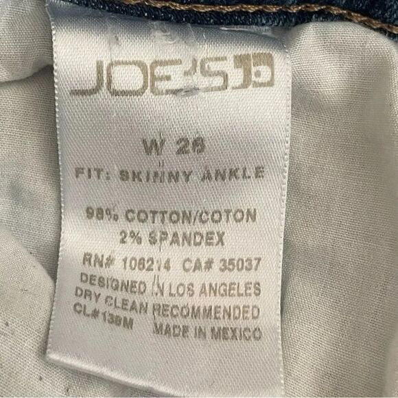 Joe’s Averil Skinny Ankle Cotton Blend Blue Womens Jeans SZ 26 - Picture 6 of 11